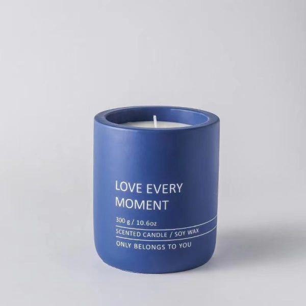 Creative Ceramic Cup Essential Oil Aromatherapy Candles - Image 2