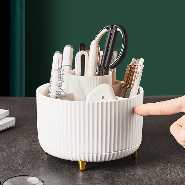 Desktop Swivel Makeup Brush Organizer - Image 5