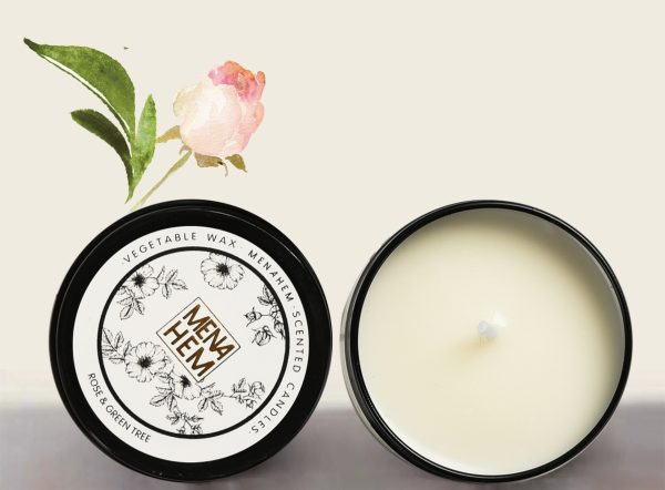 Black Tin Cans Aromatic Candles Smokeless - Image 2