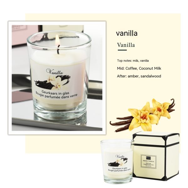 Plant Candles Aromatherapy Glass Romantic Fragrance - Image 6