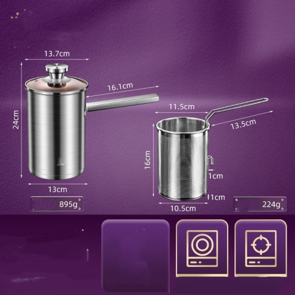 Stainless Steel Fryer For Household Mini Fuel Saving - Image 4