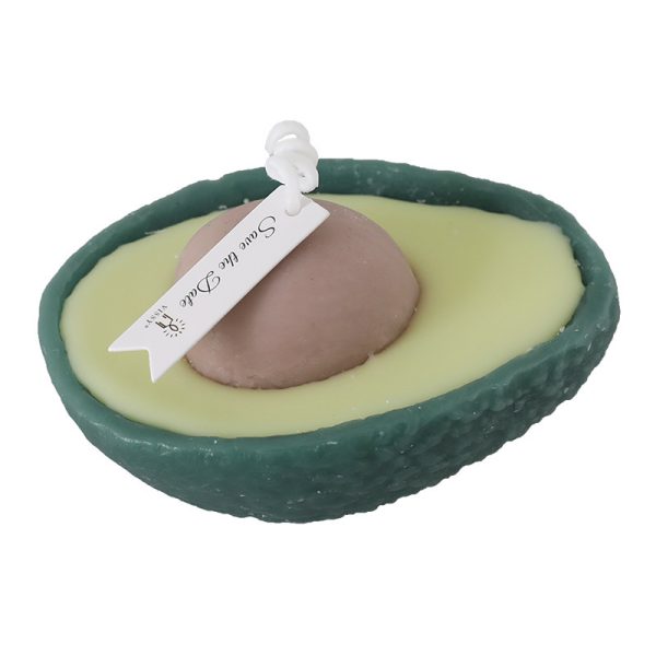 Diy Handmade Cute Avocado Scented Candles - Image 5