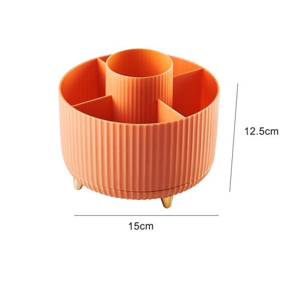 Desktop Swivel Makeup Brush Organizer - Image 2