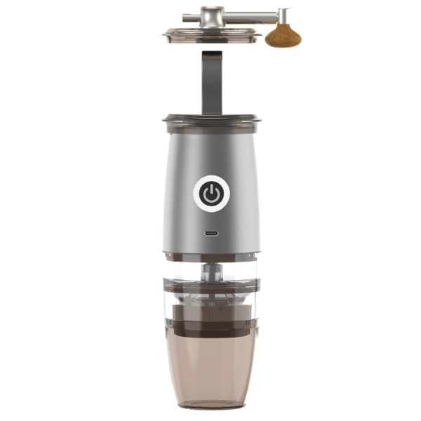 Small Coffee Machine Portable Coffee Bean Grinder USB Electric Manual Integrated - Image 9