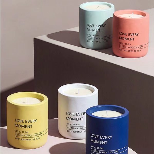 Creative Ceramic Cup Essential Oil Aromatherapy Candles - Image 4