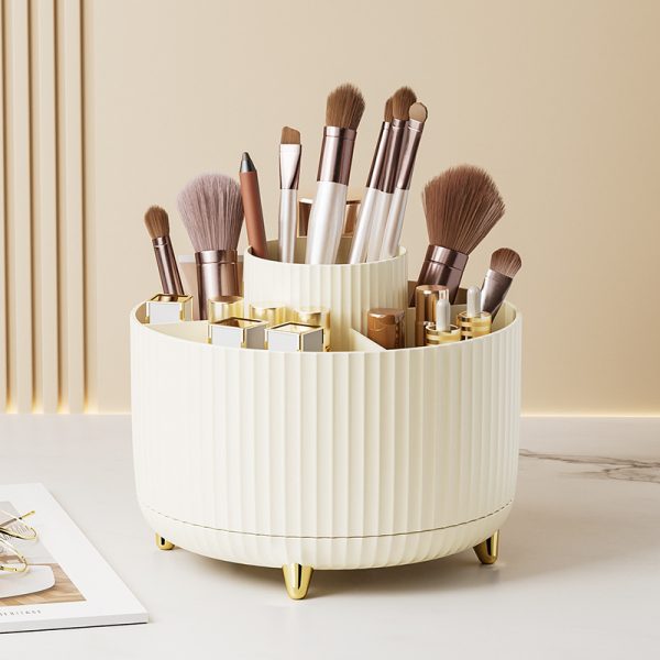 Desktop Swivel Makeup Brush Organizer - Image 4