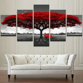 Handmade custom wall art for living rooms.